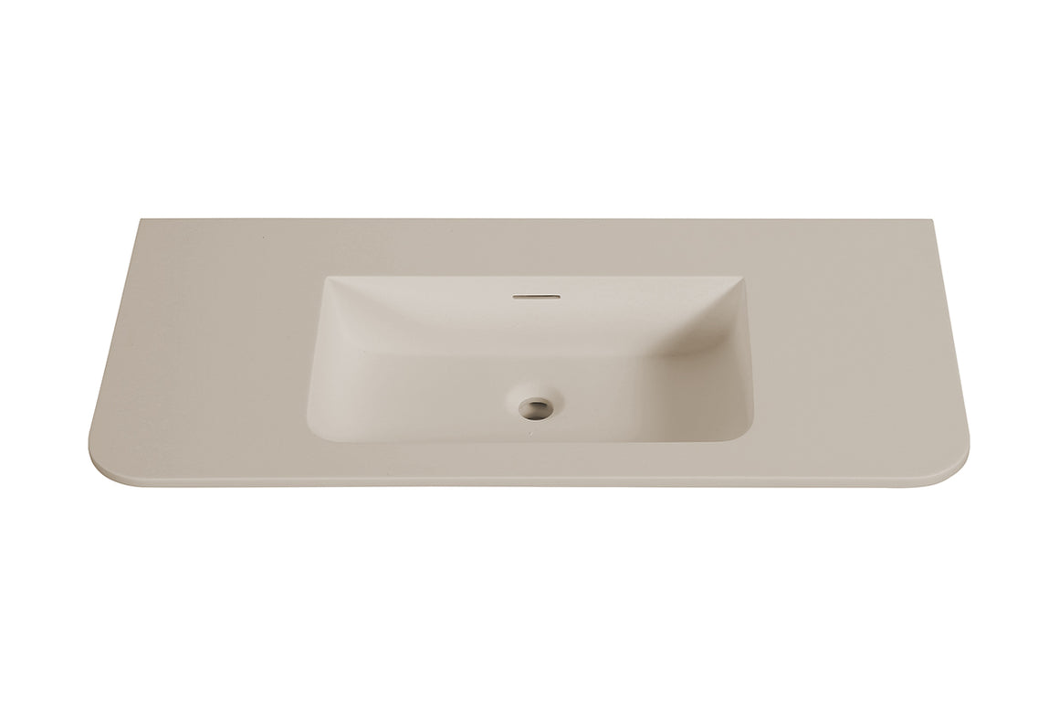 Wiesbaden Wastafel Laro 100 cm Beige zonder kraangat - productfoto #variant_57229554876740