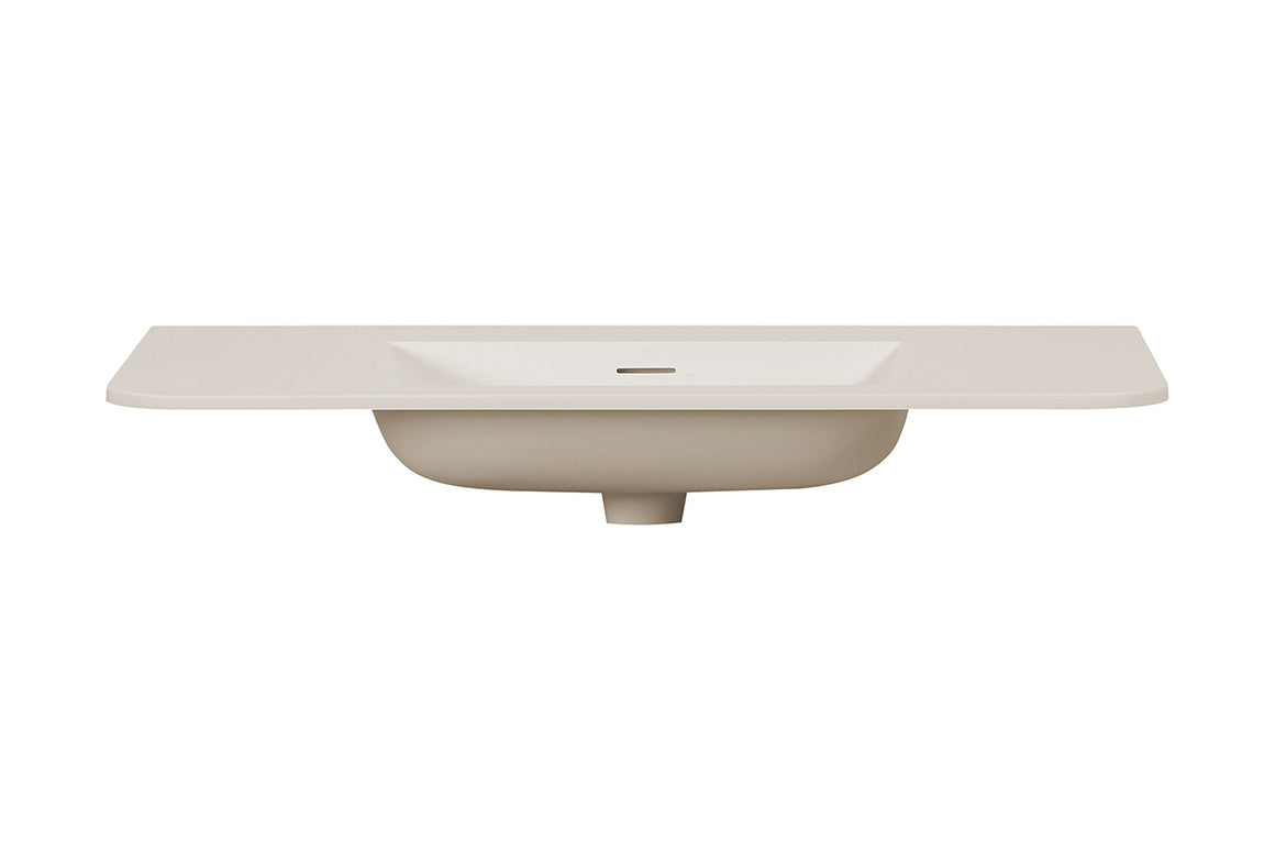 Wiesbaden Wastafel Laro 100 cm Beige zonder kraangat - productfoto #variant_57229554876740