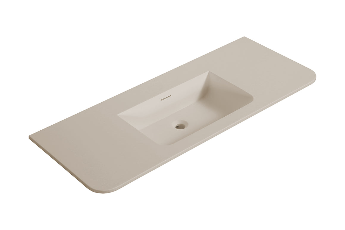 Wiesbaden Wastafel Laro 120 cm Beige zonder kraangat - productfoto #variant_57229554909508