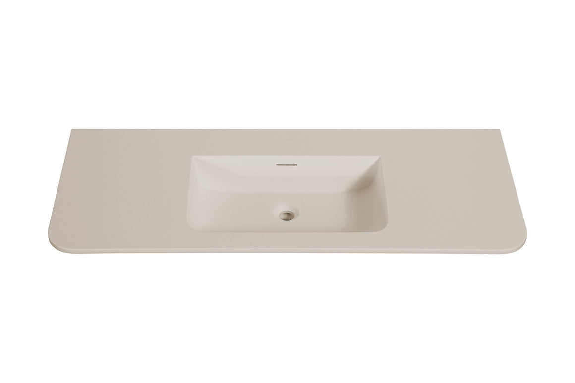 Wiesbaden Wastafel Laro 120 cm Beige zonder kraangat - productfoto #variant_57229554909508