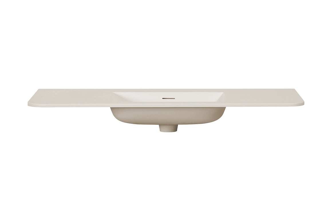 Wiesbaden Wastafel Laro 120 cm Beige zonder kraangat - productfoto #variant_57229554909508