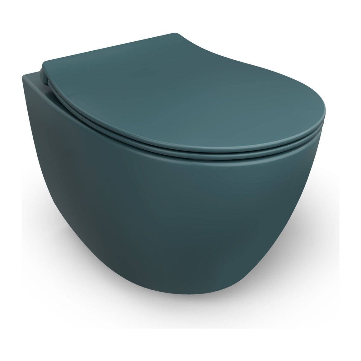 Isvea Sentimenti Hangtoilet - Petrolgroen #variant_56361515581764