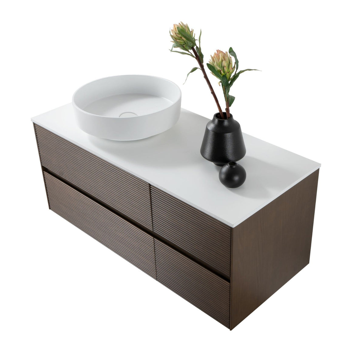Aloni Wastafelblad MDF – Licht Hout Eiken 96 cm #kleur_licht-hout-eiken