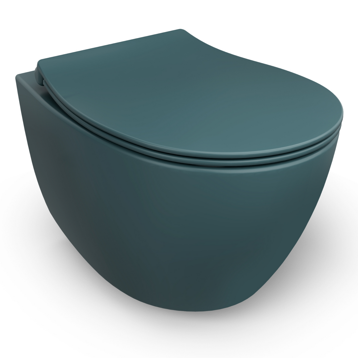 Isvea Sentimenti Hangtoilet - Petrolgroen #variant_56361515581764