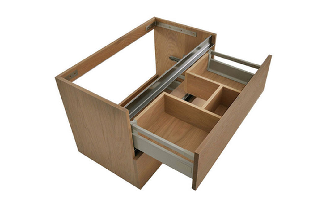 Wiesbaden OAK onderkast met 2 laden 80 cm - productfoto