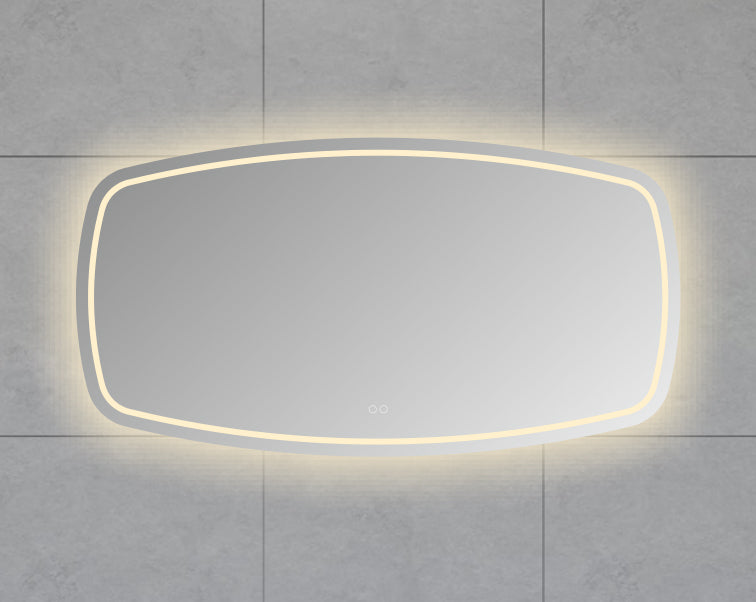 Wiesbaden Lumora rechthoekige LED spiegel 140 x 74 cm