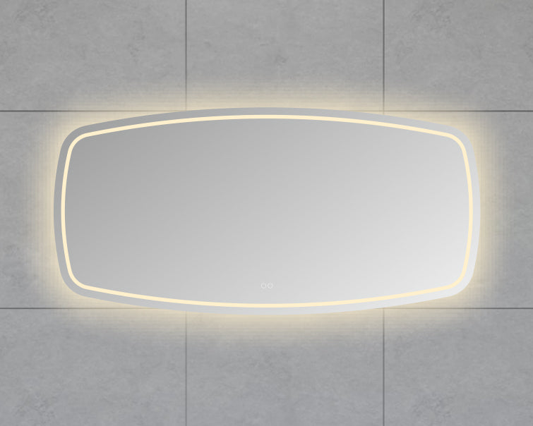 Wiesbaden Lumora rechthoekige LED spiegel 160 x 78 cm