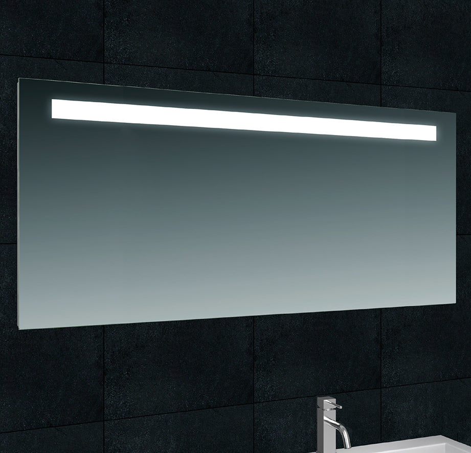 Wiesbaden Tigris spiegel rechthoek met LED 160 cm - detailfoto