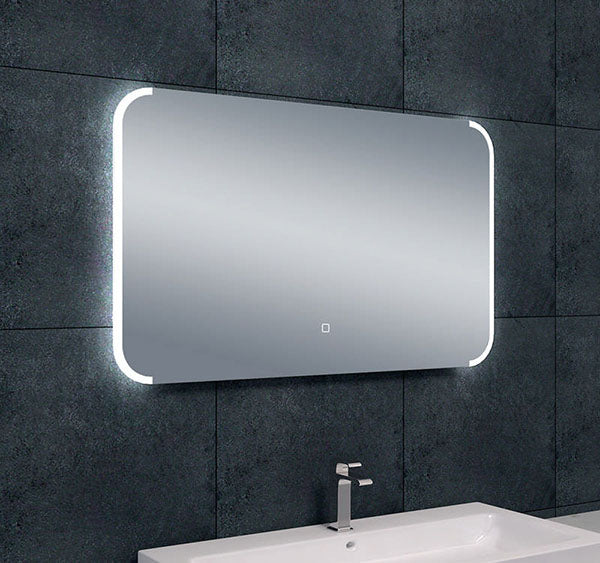 Wiesbaden Bracket spiegel met LED en spiegelverwarming 100 × 60 cm