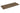 Wiesbaden Alvara topblad donker eiken 120 x 46 cm - productfoto