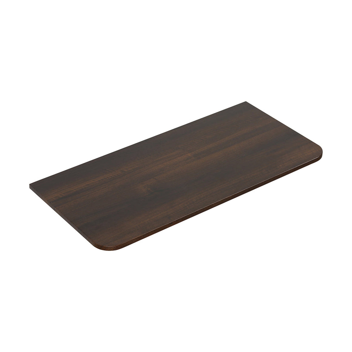 Wiesbaden Sulora topblad afgeronde hoeken walnoot 120 cm - productfoto