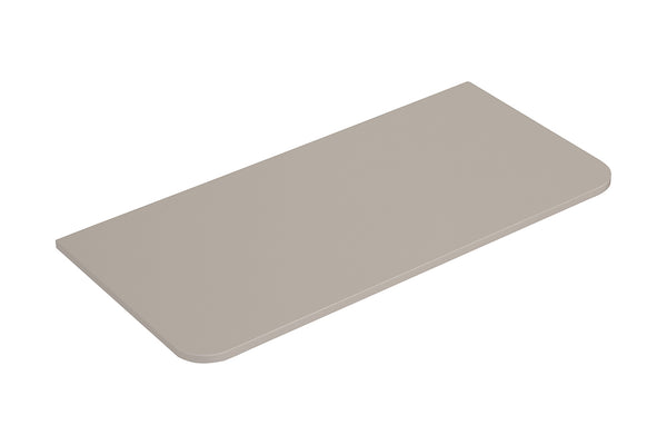 Wiesbaden Sulora topblad afgeronde hoeken mat beige