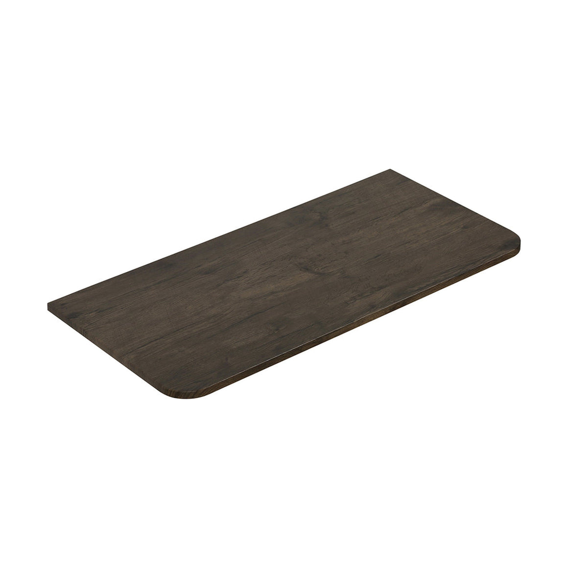 Wiesbaden Sulora topblad afgeronde hoeken bruin 80 cm - productfoto