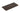 Wiesbaden Sulora topblad afgeronde hoeken walnoot 80 cm - productfoto