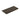 Wiesbaden Sulora topblad afgeronde hoeken bruin 100 cm - productfoto