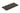 Wiesbaden Sulora topblad afgeronde hoeken bruin 120 cm - productfoto