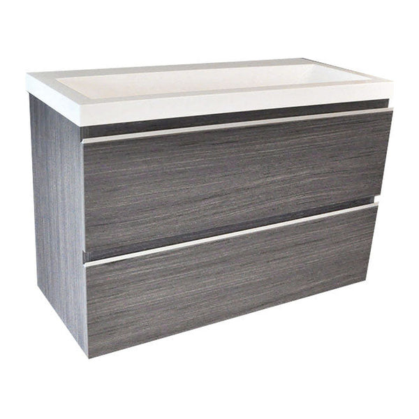 Wiesbaden Shall onderkast 80×36 cm houtnerf grijs
