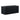 Wiesbaden Sulora onderkast geribbeld met 1 lade en 2 uitsparingen 120 cm Mat zwart - productfoto