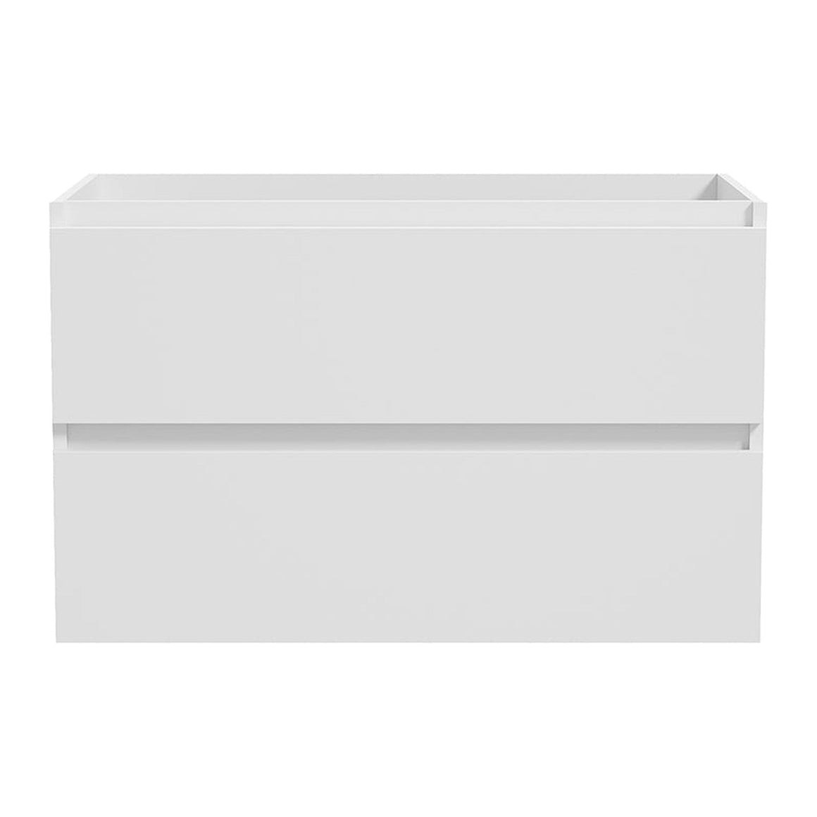 Wiesbaden Alvara onderkast met 2 laden en 1 uitsparing 80 cm / Mat wit - productfoto