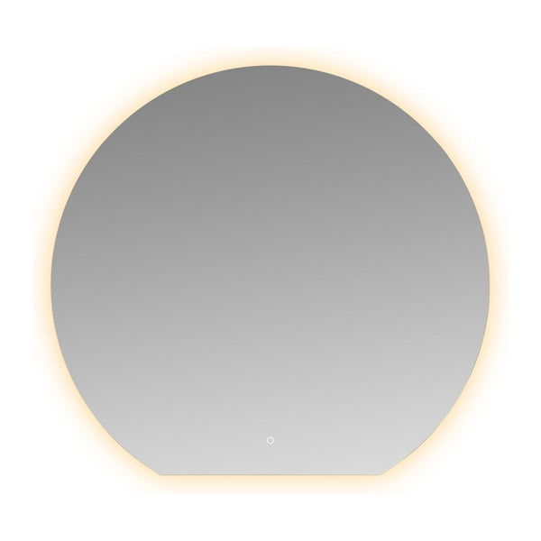Miroir rond Wiesbaden Tramonto avec éclairage