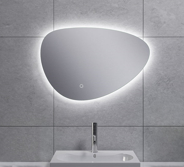 Wiesbaden Uovo spiegel ovaal met LED 60 cm
