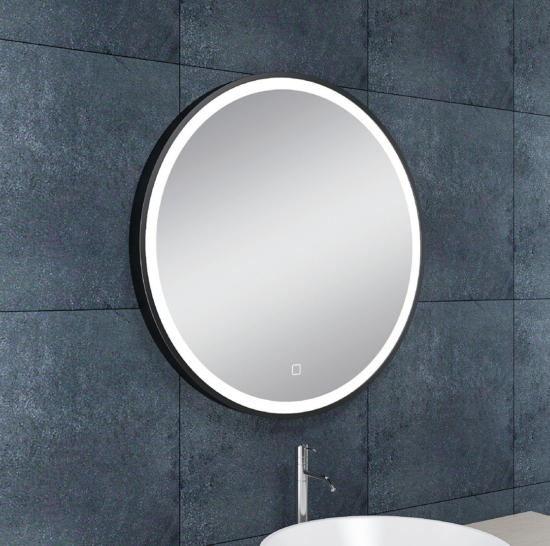 Wiesbaden Maro spiegel rond met LED, dimbaar en spiegelverwarming 60 cm - sfeerbeeld