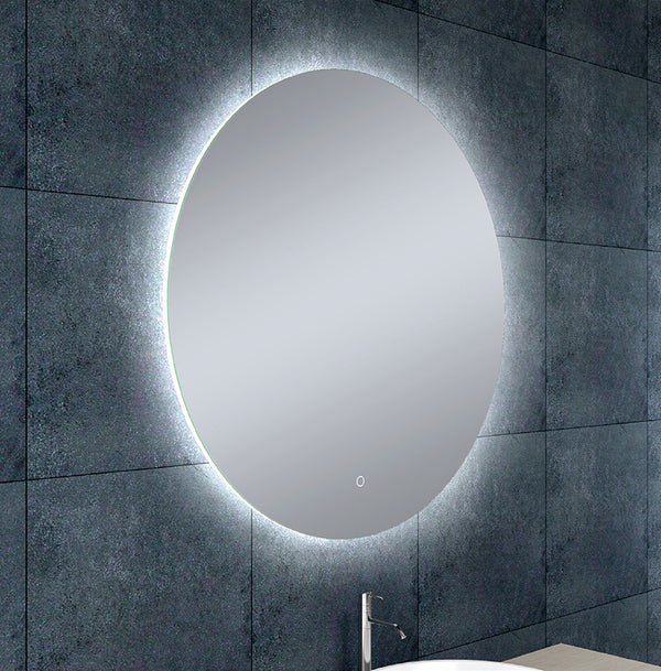 Wiesbaden Soul spiegel rond met LED, dimbaar en spiegelverwarming