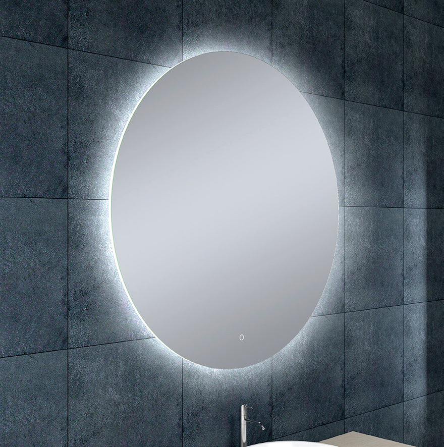 Wiesbaden Soul spiegel rond met LED, dimbaar en spiegelverwarming 100 cm - sfeerbeeld