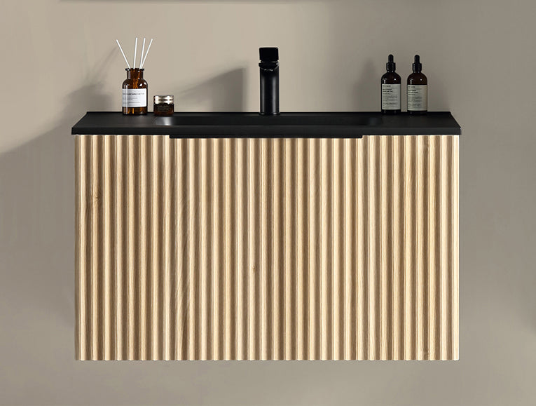 Ribbella Unterschrank mit 1 Schublade 80 x 45 cm natur Eiche