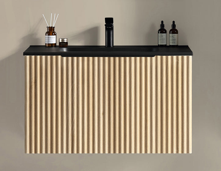 Ribbella Unterschrank mit 1 Schublade 100 x 45 cm natur Eiche