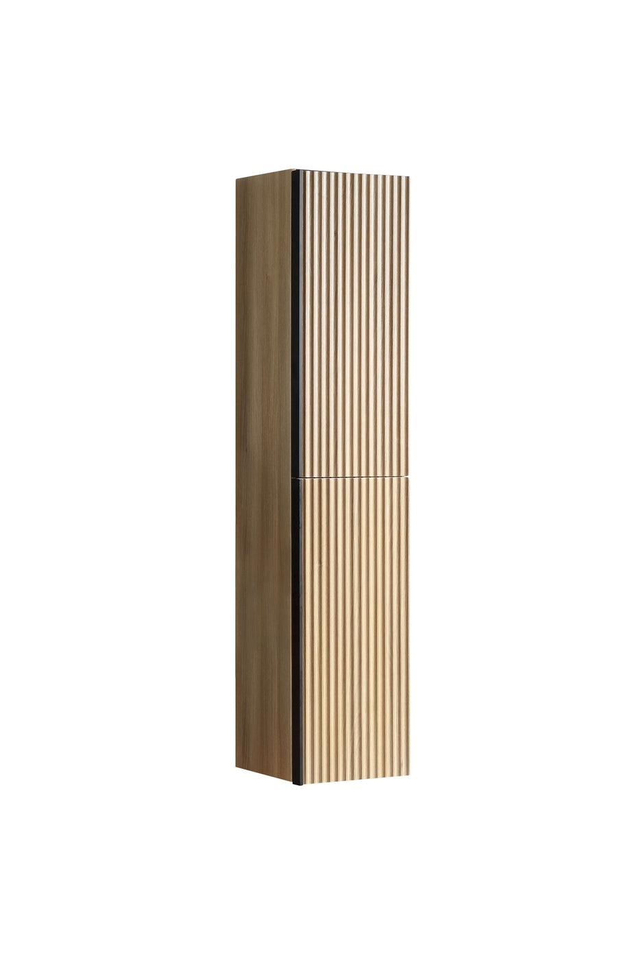 Ribbella Kolomschrank mit 2 Türen 160 x 36 x 30 cm natürliche Eiche