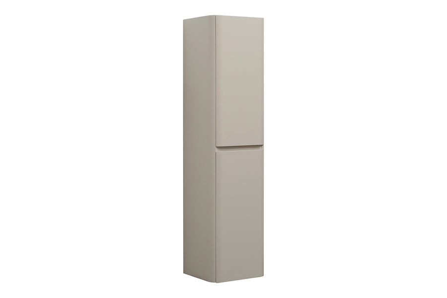 Novira kolomkast afgeronde hoeken 160 x 40 x 35 cm mat zand