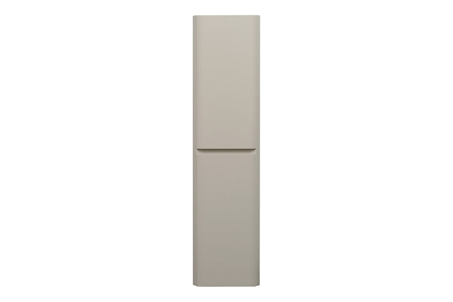 Novira kolomkast afgeronde hoeken 160 x 40 x 35 cm mat zand