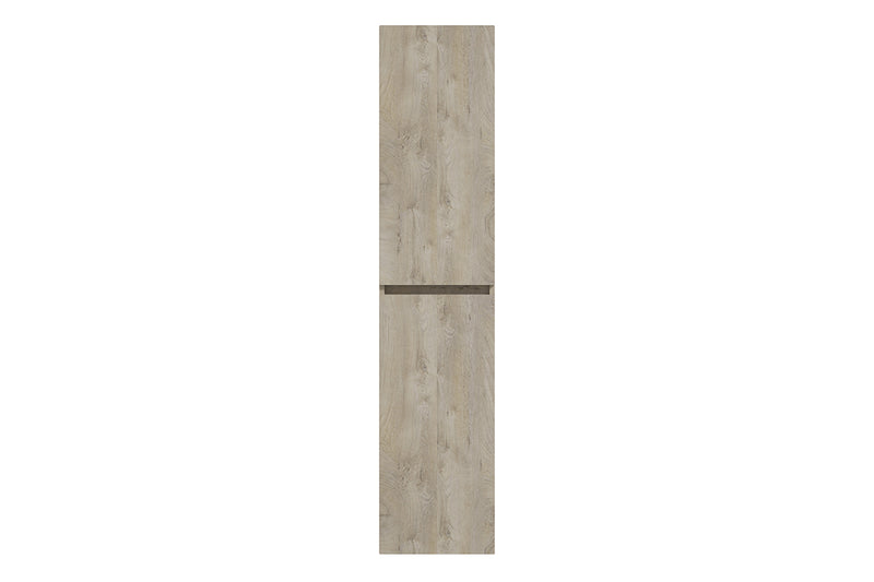 Alvara kolomkast 160x35x35 cm grijs eiken
