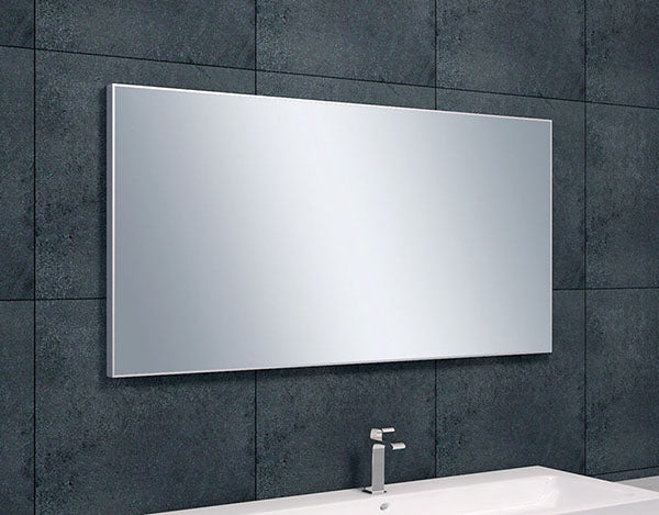 Serra miroir rectangulaire avec cadre 120 x 60 x 2,1 cm aluminium