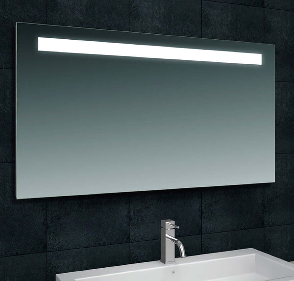 Tigris miroir Wiesbaden avec éclairage LED et interrupteur 120x80x3 cm