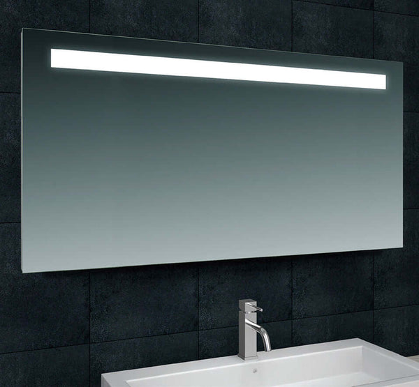 Tigris miroir Wiesbaden avec éclairage LED et interrupteur 140X80X3Cm