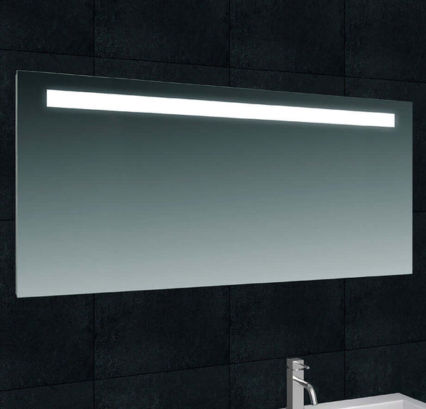 Tigris miroir Wiesbaden avec éclairage LED et interrupteur 160x80x3 cm