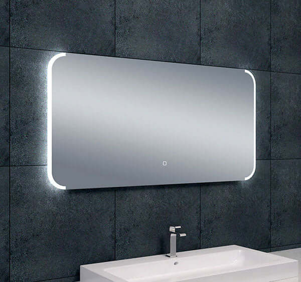 Wiesbaden Spiegel met Beugel, Dimbaar LED 60x120 cm