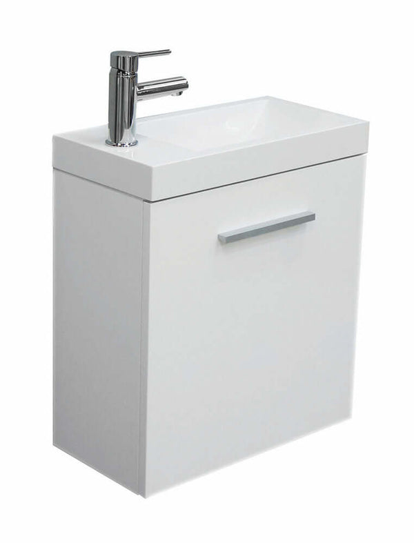 Emma armoire de fontaine + lavabo 50 x 25 x 50 cm blanc