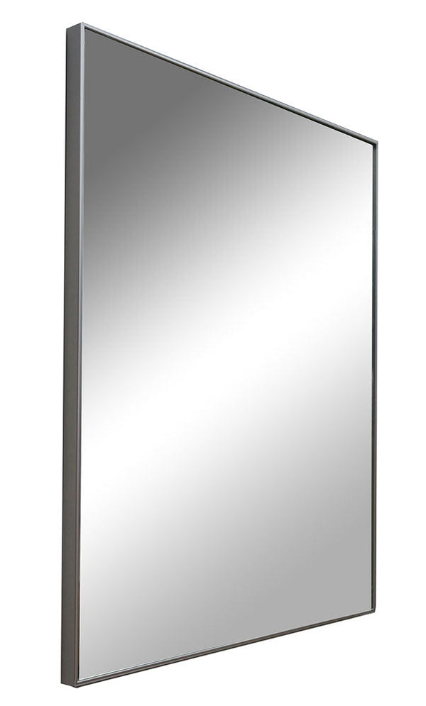 Miroir Fina rectangulaire avec cadre 50 x 60 x 2.1 cm aluminium