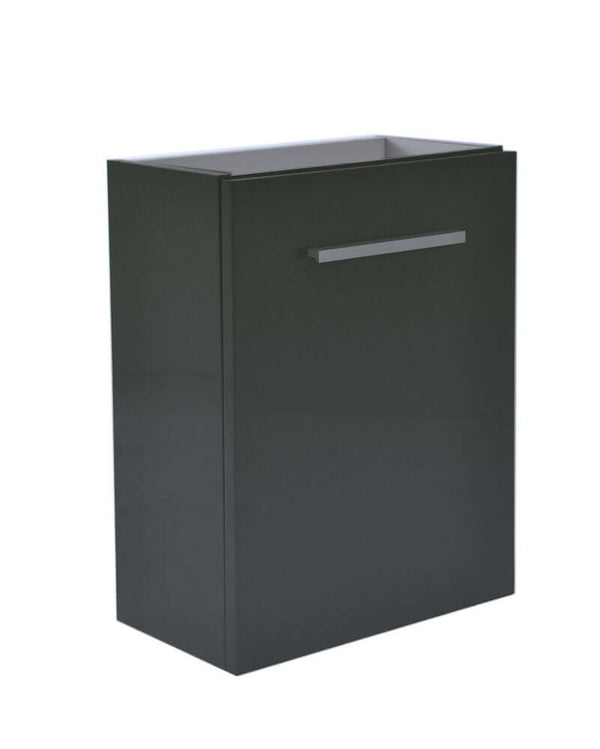 Vision Briefkasteneinsatz Wiesbaden L/R 1 Tür 40x21 Hochglanz Grau
