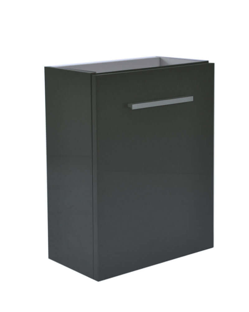 Vision Briefkasteneinsatz Wiesbaden L/R 1 Tür 40x21 Hochglanz Grau