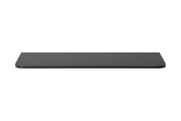 Novira topblad afgeronde hoeken 80 x 48 cm mat zwart