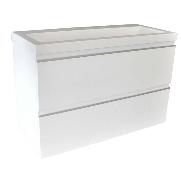 Wiesbaden Shall onderkast 80×36 cm glans wit