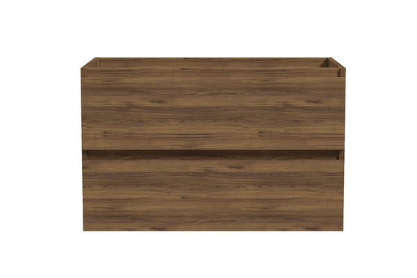 Alvara onderkast met 2 laden 1 uitsparing 80 x 46 cm warm eiken