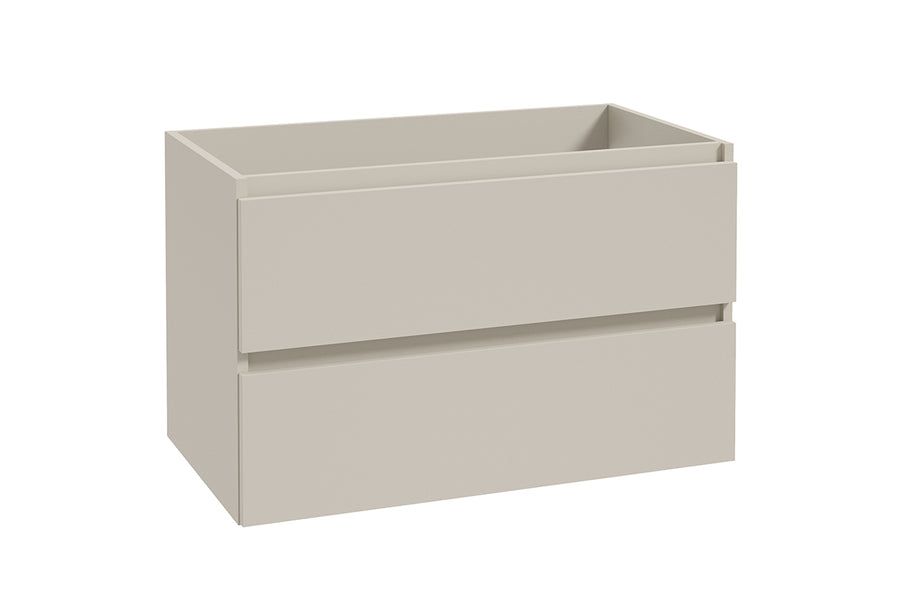 Alvara onderkast met 2 laden 1 uitsparing 80 x 46 cm cashmere
