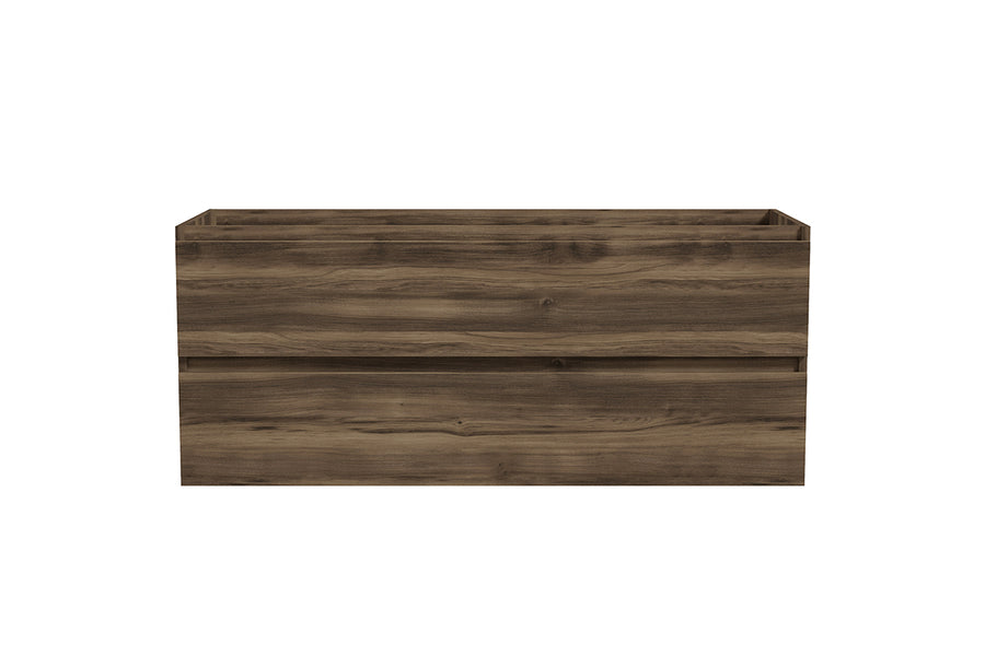 Alvara onderkast met 2 laden 2 uitsparingen 120 x 46 cm donker eiken