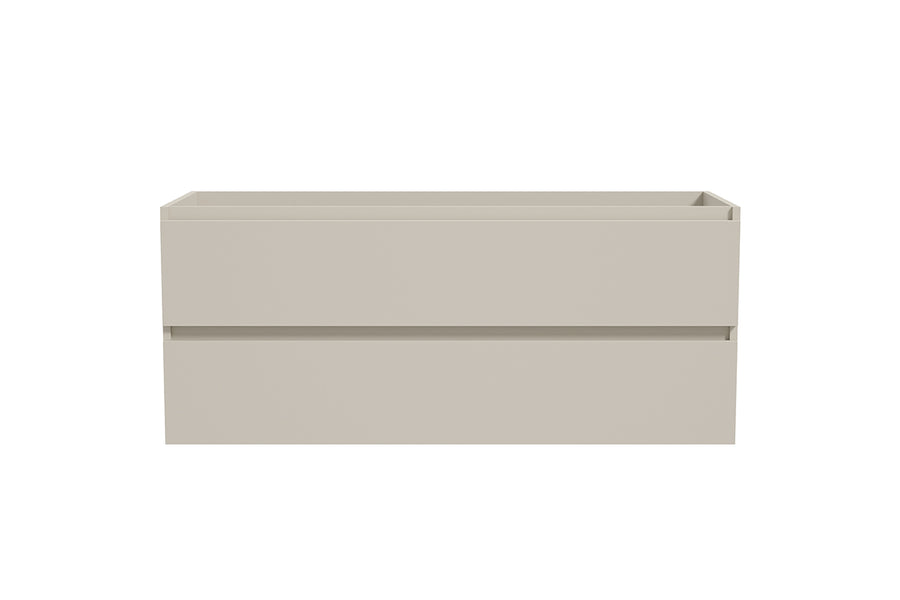 Alvara onderkast met 2 laden 2 uitsparingen 120 x 46 cm cashmere