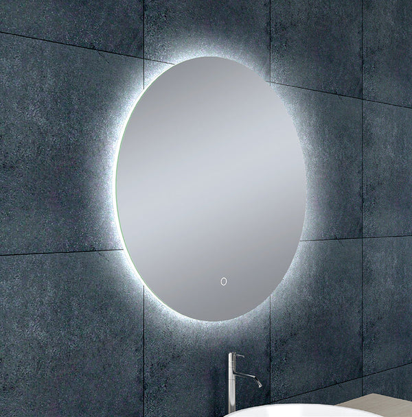 Miroir rond Soul avec LED, dimmable et chauffage miroir 60 cm